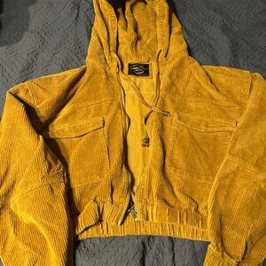 American Bazi Mustard Corduroy Utility Jacket